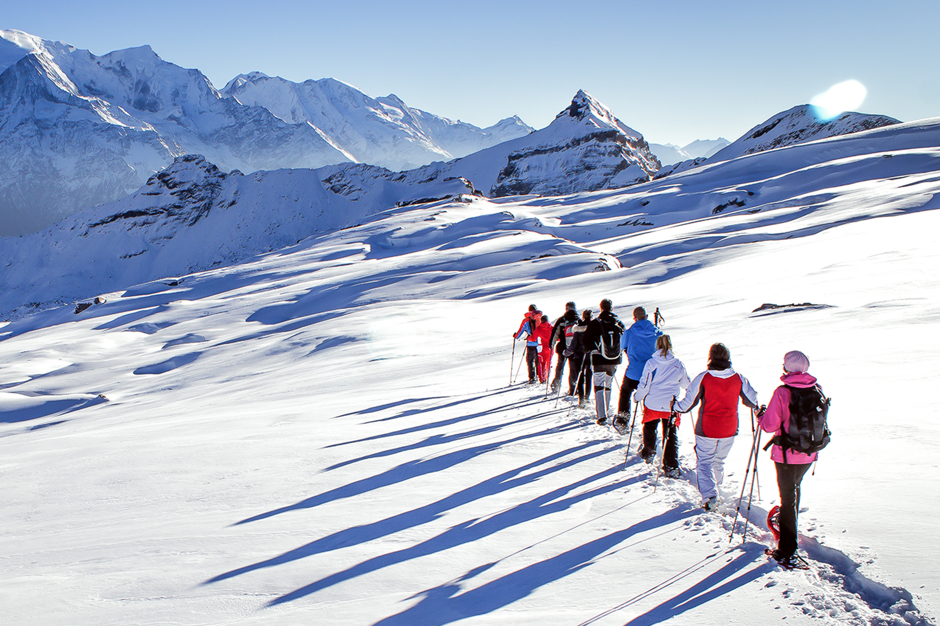 guide raquettes à neige à Courchevel