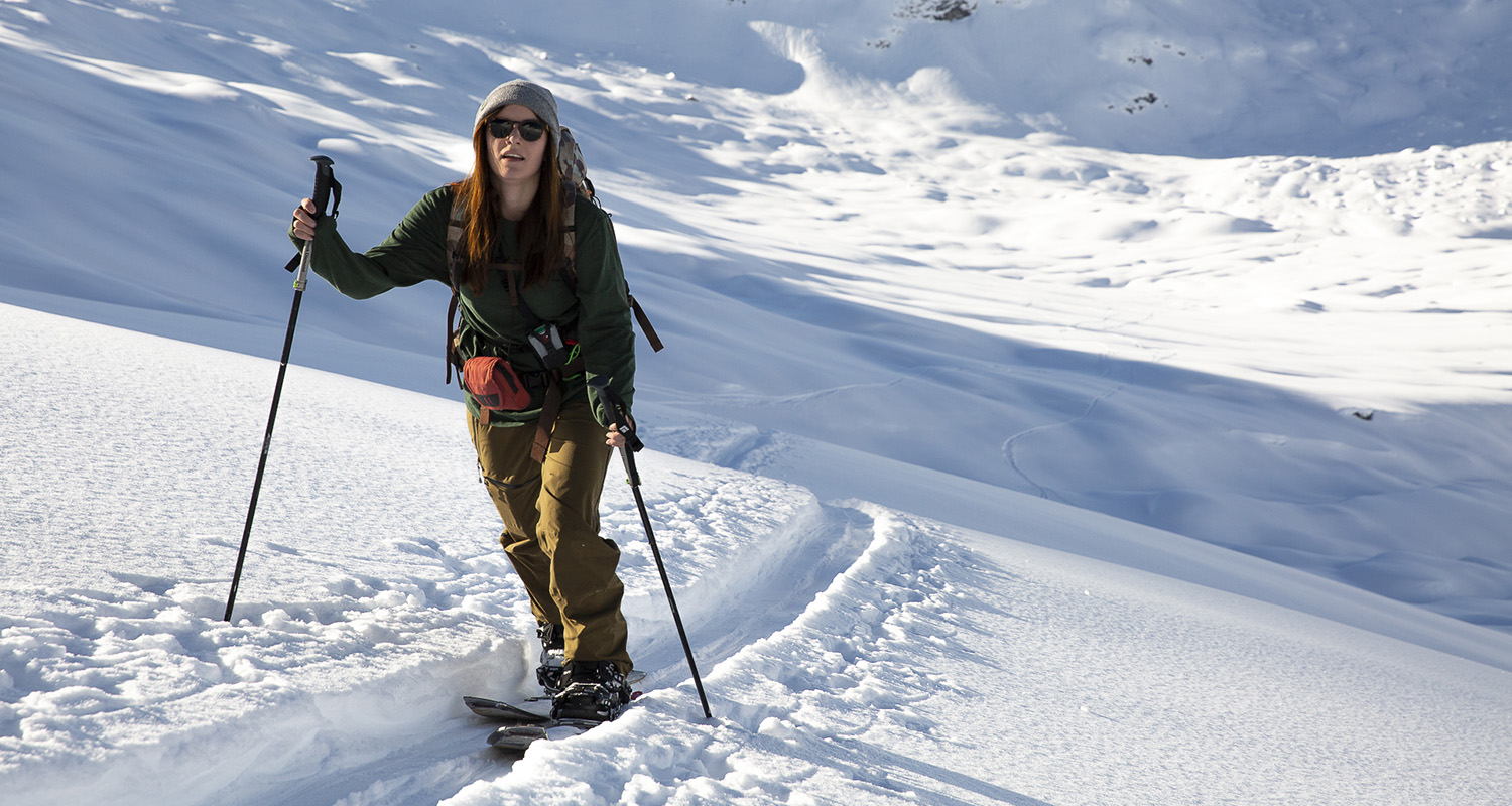 guide privé splitboard à Courchevel 1850